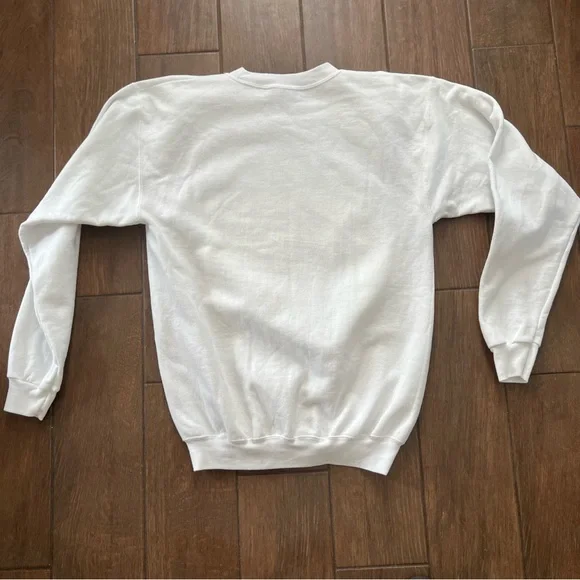 Rosie the Riveter "We Can Do It" White Graphic Unisex Sweatshirt sz M - Picture 7 of 7